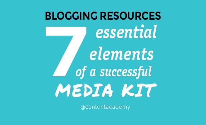 Seven elements of a successful media kit